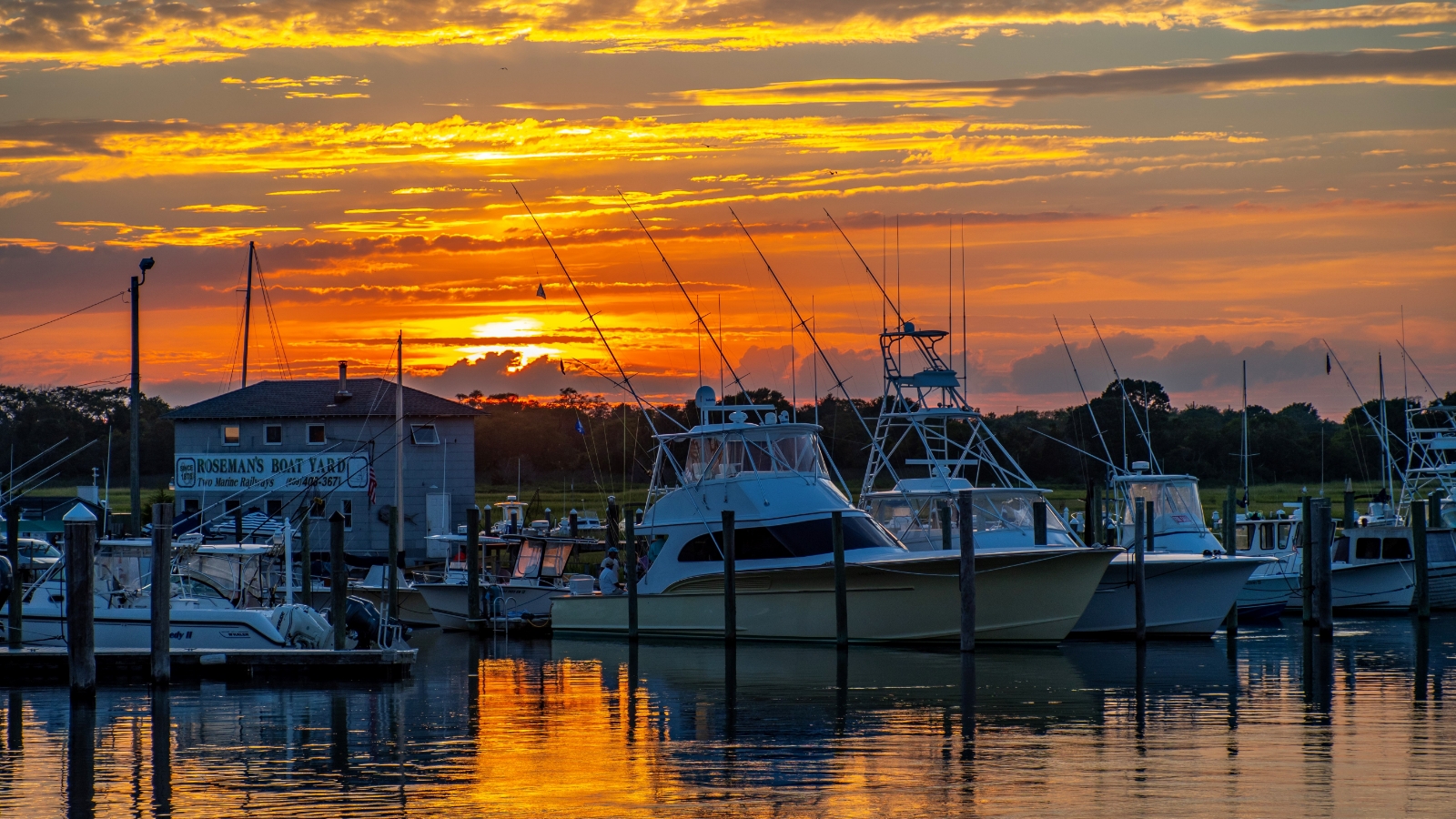 Boatyard Sunset